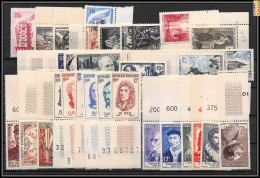 1956 Année Complète Neufs ** Cote 165 Euros PARFAIT état TTB Tous Bord De Feuille - 1950-1959