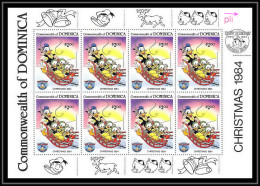 80074 Mi N°897 Dominique Dominica Donald Castors Juniors Junior Beavers Noel 1984 Chistmas Disney Neuf ** MNH  - Dominique (1978-...)