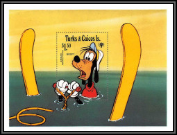 80239 Mi N°19 Turks & Caicos Goofy Disney Bloc (BF) Neuf ** MNH Year Of The Child 1979  - Turks & Caicos (I. Turques Et Caïques)
