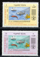 Kuwait Sc# 335-336 MNH 1966 Fisheries' Conference - Kuwait