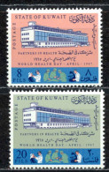 Kuwait Sc# 360-361 MNH 1967 World Health Day - Kuwait