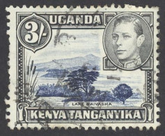 Kenya, Uganda, Tanzania Sc# 82a MNH Perf 13X11½  1938-1954 3sh Definitives - Kenya, Oeganda & Tanzania