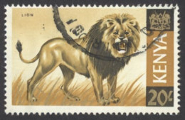 Kenya Sc# 35 Used 1966-1969 20sh Lion - Kenya (1963-...)