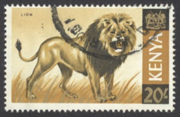 Kenya Sc# 35 Used 1966-1969 20sh Lion - Kenia (1963-...)