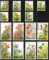 Kenya Sc# 247-261 Used 1983 Flowers - Kenya (1963-...)