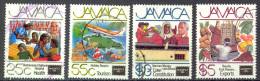 Jamaica Sc# 625-628 Used 1986 AMERIPEX - Jamaica (1962-...)