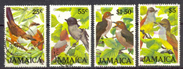 Jamaica Sc# 616-619 Used 1986 Birds - Jamaica (1962-...)