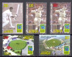 Jamaica Sc# 1062-1066 MNH 2007 Cricket - Jamaica (1962-...)