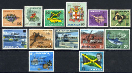 Jamaica Sc# 279-291 MH 1969 Overprint Decimal Currency - Jamaica (1962-...)