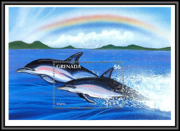 80663 Grenada Mi N°441 TB Neuf ** MNH Poissons Fishes Dauphins Dolphins 1996 - Delfini