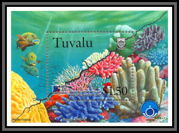 80682 Tuvalu Mi N°65 Greenpeace Save Our Seas Seriatopora Coraux Corals  ** MNH Poissons Fishes Fish 1998  - Tuvalu