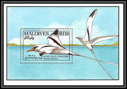 80836 Maldives Mi N°171 TB Neuf ** MNH Oiseaux Birds Bird White Tailed Tropicbird Phaéton 1990 Phaethontidae - Konvolute & Serien