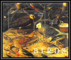 80847 Gambia Gambie Yt N°494g ** MNH Oiseaux Birds Bird Georg Flegel Tableau Painting 2000 Nature Morte 1637 Insects - Collezioni & Lotti