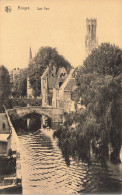 BELGIQUE - Bruges - Quai Vert - Eglise - Carte Postale Ancienne - Brugge