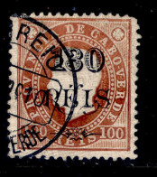 ! ! Cabo Verde - 1902 D. Luis 130 R - Af. 58 - Used - Isola Di Capo Verde