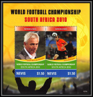 81212b Nevis Mi BF N°292 NETHERLANDS Marwijk Coach World Cup South Africa 2010 TB Neuf ** MNH Football Soccer - 2010 – Sud Africa