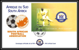 81234 South Africa Rsa Mi BF N°101 100 Years Centenary Of Fifa 2004 TB Fdc Premier Jour Football Soccer - Covers & Documents