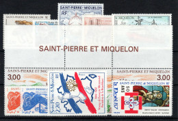 SPM - Année Complète 1987 N** MNH Luxe - YV 475 à 485 Cote 23,45 Euros - Full Years