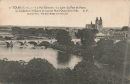 FRANCE - Toulouse - La Vue Générale - La Loire - Le Pont De Pierre - La Cathédrale St Gatien  - Carte Postale Ancienne - Toulouse