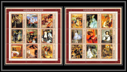 81681 Guinée-Bissau 2001 Michel 1008/1025 Auguste Renoir TB Neuf ** MNH Tableau (Painting) Cote 16 Euros - Impressionisme