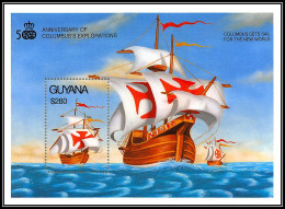81728 Guyana Mi N°62 Christophe Colomb Cristoforo Colombo 500th Of Columbus Explorations 1992  Neuf ** MNH  - Christophe Colomb