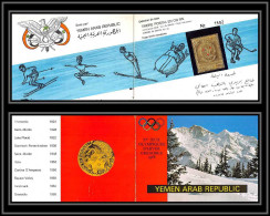 Nord Yemen YAR - 3935/ N°612 Booklet Jeux Olympiques Olympic Games Grenoble 68 OR Gold Neuf ** MNH - Invierno 1968: Grenoble