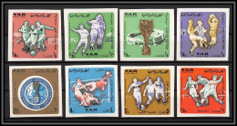 Nord Yemen YAR - 3885/ N°504/511 B Football Soccer London 1966 World Championship Rimet Neuf ** MNH Non Dentelé Imperf - 1966 – Inglaterra