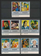 Nord Yemen YAR - 3500/ N° 630 / 639 A  Peinture Tableaux Paintings Gauguin ** MNH Cote 27 Euros Silver - Yémen