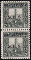 BOSNIA AND HERZEGOVINA - Mi.No. 46, Vertical Pair, Perforation  9 ½ / 2 Scan - Bosnie-Herzegovine