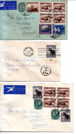 SOUTH AFRICA 1958/59 - 3 Cover Posted To Samos Greece - Covers & Documents