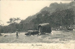GUATEMALA RIO COJOLATE 1909 FRANQUEO EL ZAPOTE 1907 - Guatemala