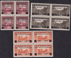 BOSNIA AND HERZEGOVINA - Mi.No. 30/32, Series In Block Of Four And In Excellent Quality / 2 Scan - Bosnia Erzegovina