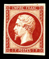 * N°18d, 1F Carmin, Impression De 1862, TB (certificats)  Qualité: *  Cote: 2500 Euros - 1853-1860 Napoleon III