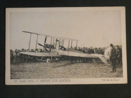 DH22 FRANCE     BELLE CARTE +RAPPORT D UN AVIATEUR +GUERRE 1914  + INTERESSANT++++ - Aviateurs