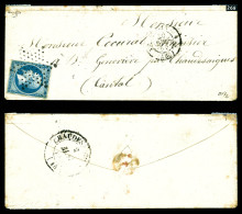 O N°15, 25c Empire Obl étoile Sur Petite Lettre Pour Chaudes-aigues (cantal). TB (signée Brun)  Qualité: Oblitéré  Cote: - 1849-1876: Période Classique