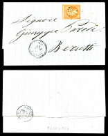 O N°23, 40c Orange Obl GC '5091' De Lattaquié, Arrivée à Beyrouth Le 24 Fev 68. SUP. R. (certificat)  Qualité: Oblitéré - 1862 Napoléon III