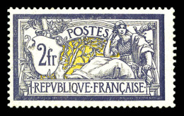 * N°122, Merson, 2F Violet Et Jaune, Frais. TB  Qualité: *  Cote: 1000 Euros - 1900-27 Merson