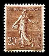 ** N°131a, 20c Brun-lilas Foncé, Très Bon Centrage. TTB  Qualité: **  Cote: 440 Euros - 1903-60 Sower - Ligned