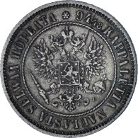 Finlande, Alexander III, Markka, 1890, Helsinki, Argent, SUP, KM:3.2 - Finlande