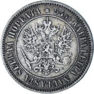 Finlande, Alexander III, Markka, 1890, Helsinki, Argent, SUP, KM:3.2 - Finlande