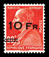 * N°3, Berthelot Surchargé à Bord Du Paquebot 'ILE DE FRANCE' 10F Sur 90c Rouge, Très Bon Centrage, SUP (signé Calves/Ch - 1927-1959 Ungebraucht