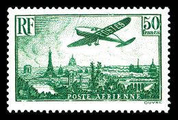 ** N°14b, 50F Vert-foncé, TB (certificat)  Qualité: **  Cote: 2400 Euros - 1927-1959 Ungebraucht