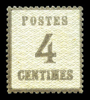 ** N°3b, 4c Gris-lilas, Burelage Renversé, Fraîcheur Postale. SUP (certificat)  Qualité: ** - Neufs