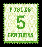 ** N°4, 5c Vert-jaune, Frais, TB  Qualité: ** - Unused Stamps