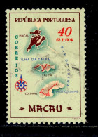! ! Macau - 1956 Maps 40 A - Af. 391 - Used - Oblitérés