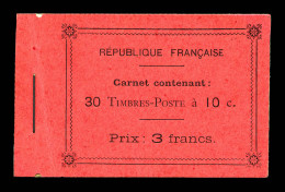 ** N°138-C8, Semeuse 10c Rouge, Contenant 7 Timbres Au Lieu De 30 Sur Papier Mélangés, TB (certificat)  Qualité: ** - Old : 1906-1965