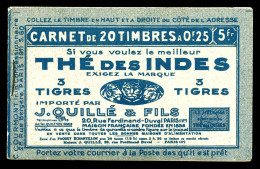 ** N°140-C19, Série 60-D, QUILLE THE DES INDES Et TORTOSA, Bas De Feuille. SUP. R.R. (certificat)  Qualité: ** - Anciens : 1906-1965