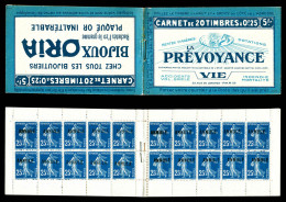 ** N°140-CA2, Série 38: PRÉVOYANCE VIE, 25c Bleu Type II Surchargés 'ANNULÉ', RARE Et SUPERBE (certificat)  Qualité: ** - Old : 1906-1965