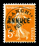 ** N°50-CI 1, 5c Orange Surchargé. TB  Qualité: **  Cote: 200 Euros - Cours D'Instruction