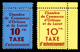 ** N°2/3, Orléans, Les 2 Valeurs Bdf, TB (certificat)  Qualité: **  Cote: 650 Euros - War Stamps